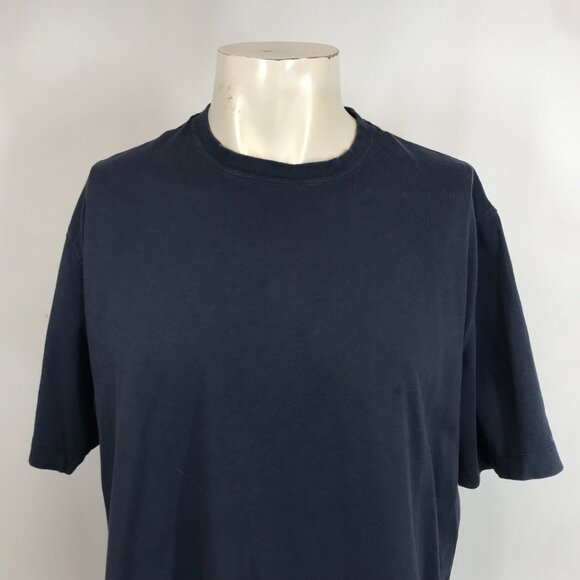 LEFT COAST TEE- MEN'S XL -NAVY SHORT SLEEVE CREW NECK PIMA COTTON T-SHIRT - Picture 2 of 9